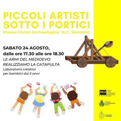 PICCOLI ARTISTI SOTTO I PORTICI - Estate al Museo foto 