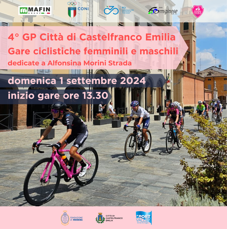 “4°GP Città di Castelfranco Emilia”, dedicato ad Alfonsina Morini Strada foto 