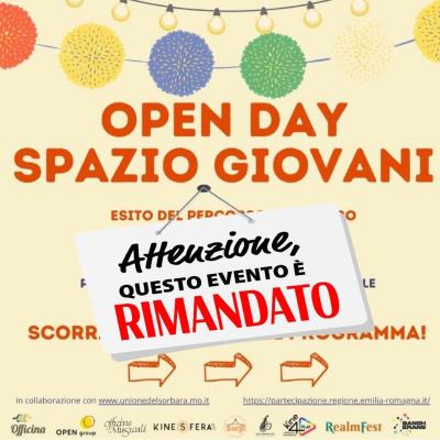 Open Day Spazio Giovani - EVENTO RIMANDATO foto 