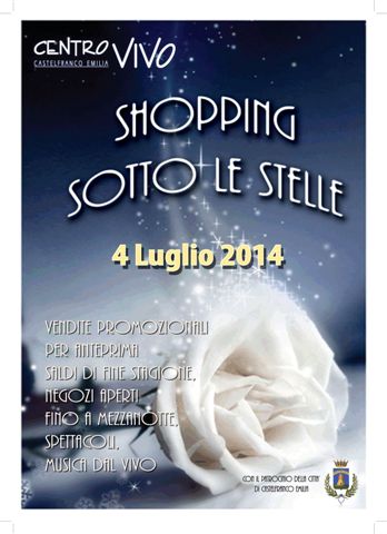 Shopping sotto le stelle foto 