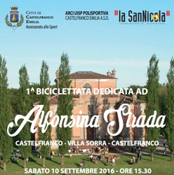 1^ Biciclettata dedicata ad Alfonsina Strada foto 