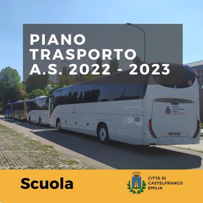PIANO TRASPORTO SCOLASTICO A.S.2022-2023
