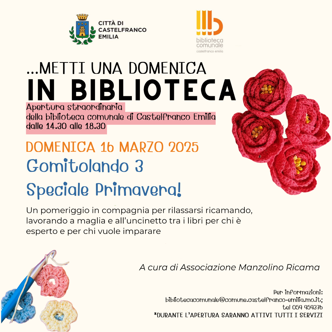 ...metti una domenica in Biblioteca