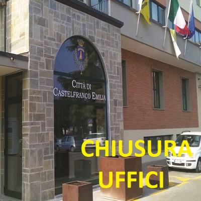 Avviso - Chiusura Uffici Comunali