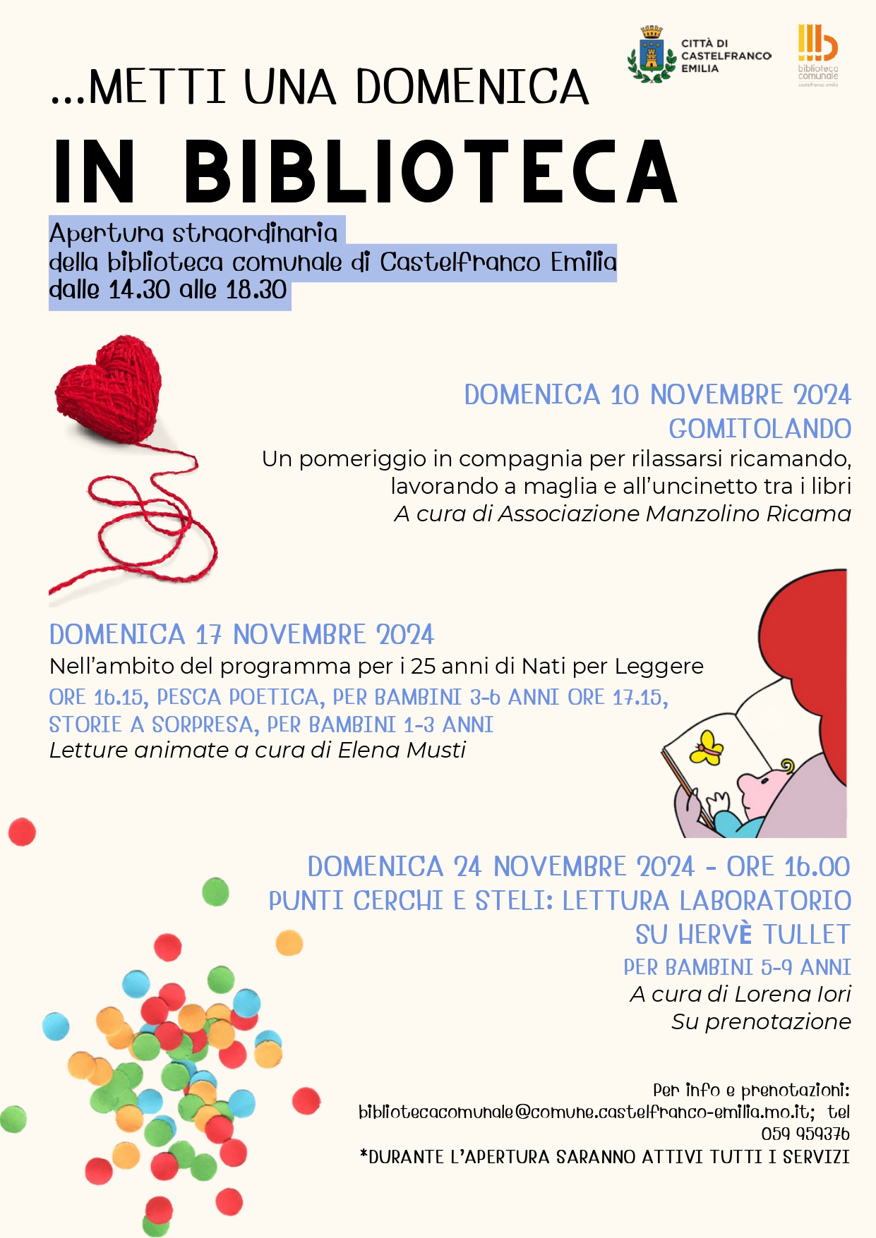 ...metti una domenica in Biblioteca