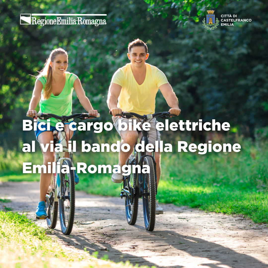 Bici e cargo bike elettriche: contributi per l'acquisto