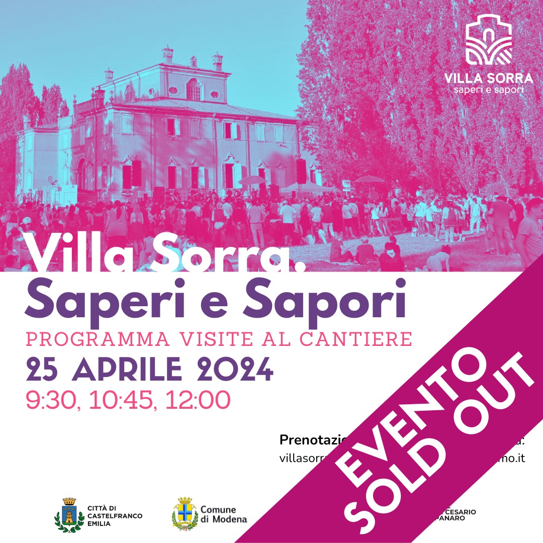 EVENTO SOLD OUT! 25 Aprile: visite guidate al cantiere di Villa Sorra 