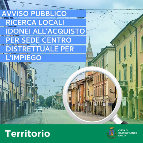 Ricerca locali per sede centro per l’impiego