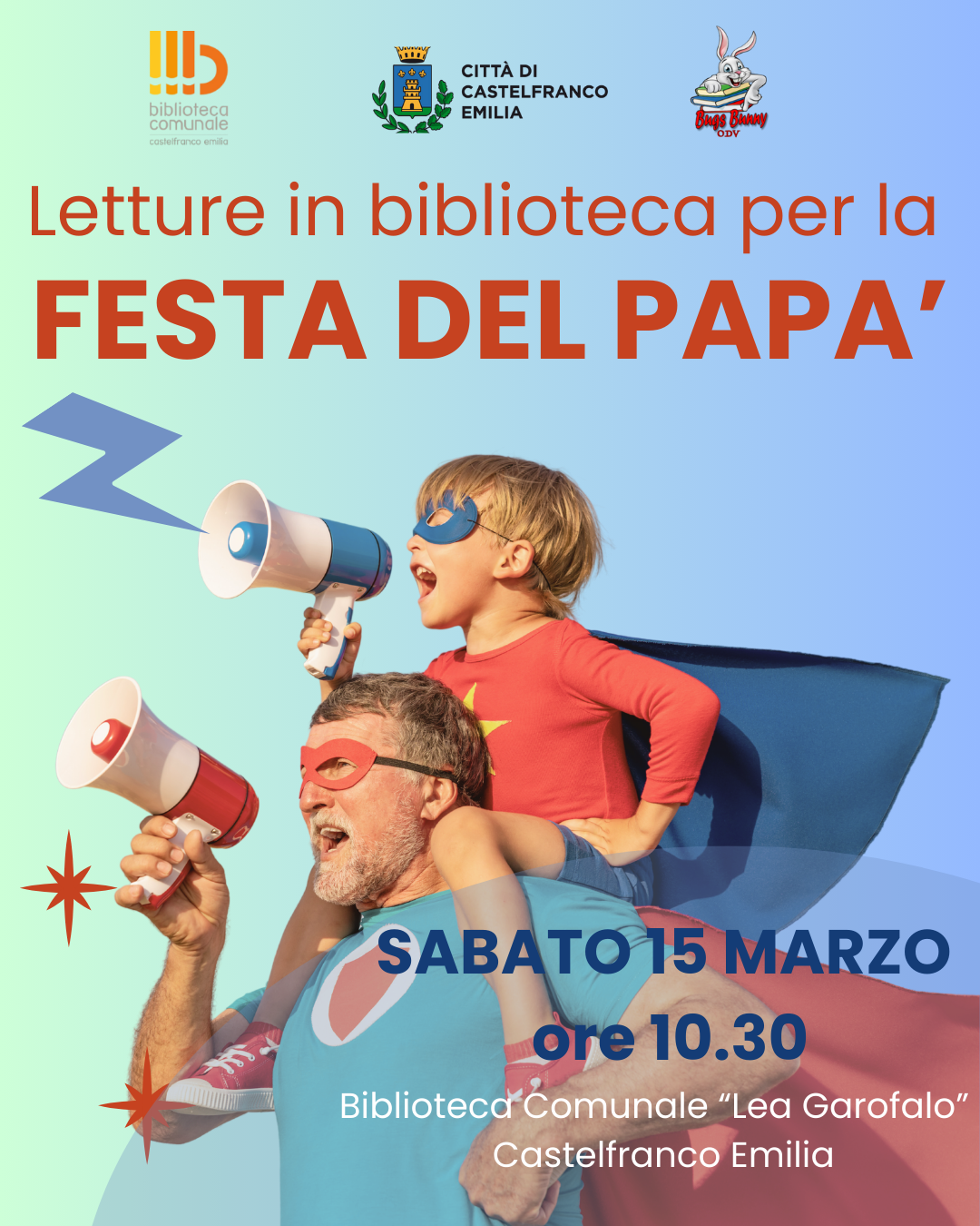 Letture in biblioteca per la Festa del papà 